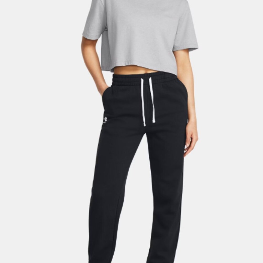 UA Under Armour Women's 'Rival Terry' Jogger Sweatpants Athleisure Workout Pants